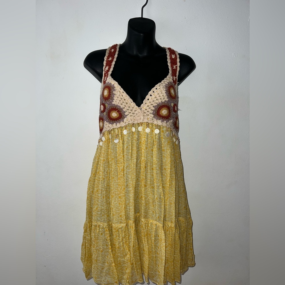 Zara crochet dress